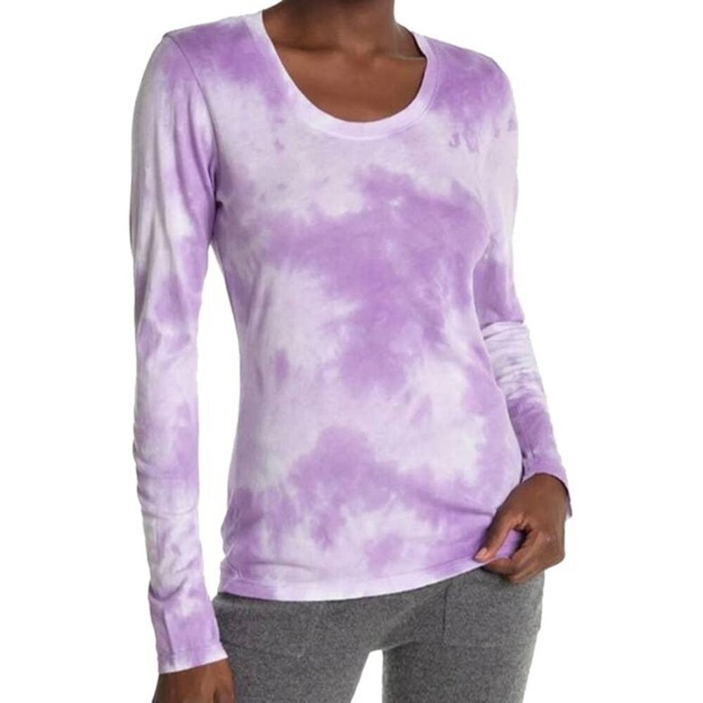 Sundry Purple Tie Dye Long Sleeve Tee Size 3 Large